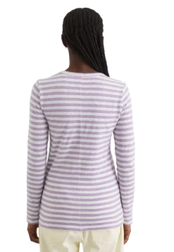 Damen Longsleeve aus Heavy Slub Jersey Regular Fit