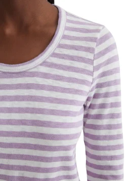 Damen Longsleeve aus Heavy Slub Jersey Regular Fit