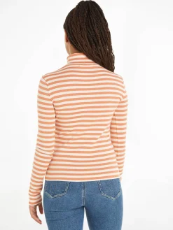 Damen Longsleeve mit Rollkragen