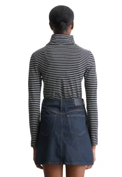 Damen Longsleeve mit Rollkragen