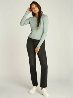 Damen Longsleeve Slim Fit