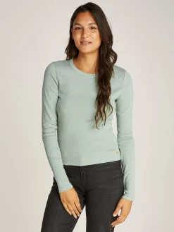 Damen Longsleeve Slim Fit