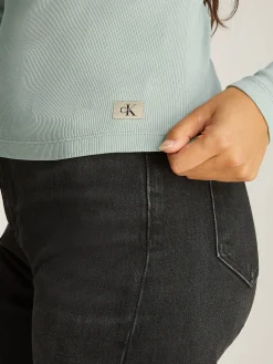 Damen Longsleeve Slim Fit