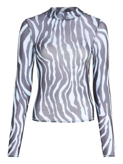 Damen Longsleeve TJW ZEBRA MESH