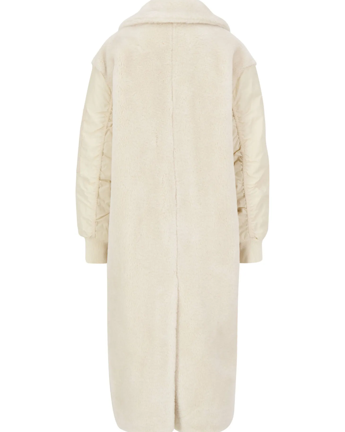 Damen Mantel aus Teddy-Mix