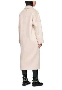 Damen Mantel aus Wolle und Seide