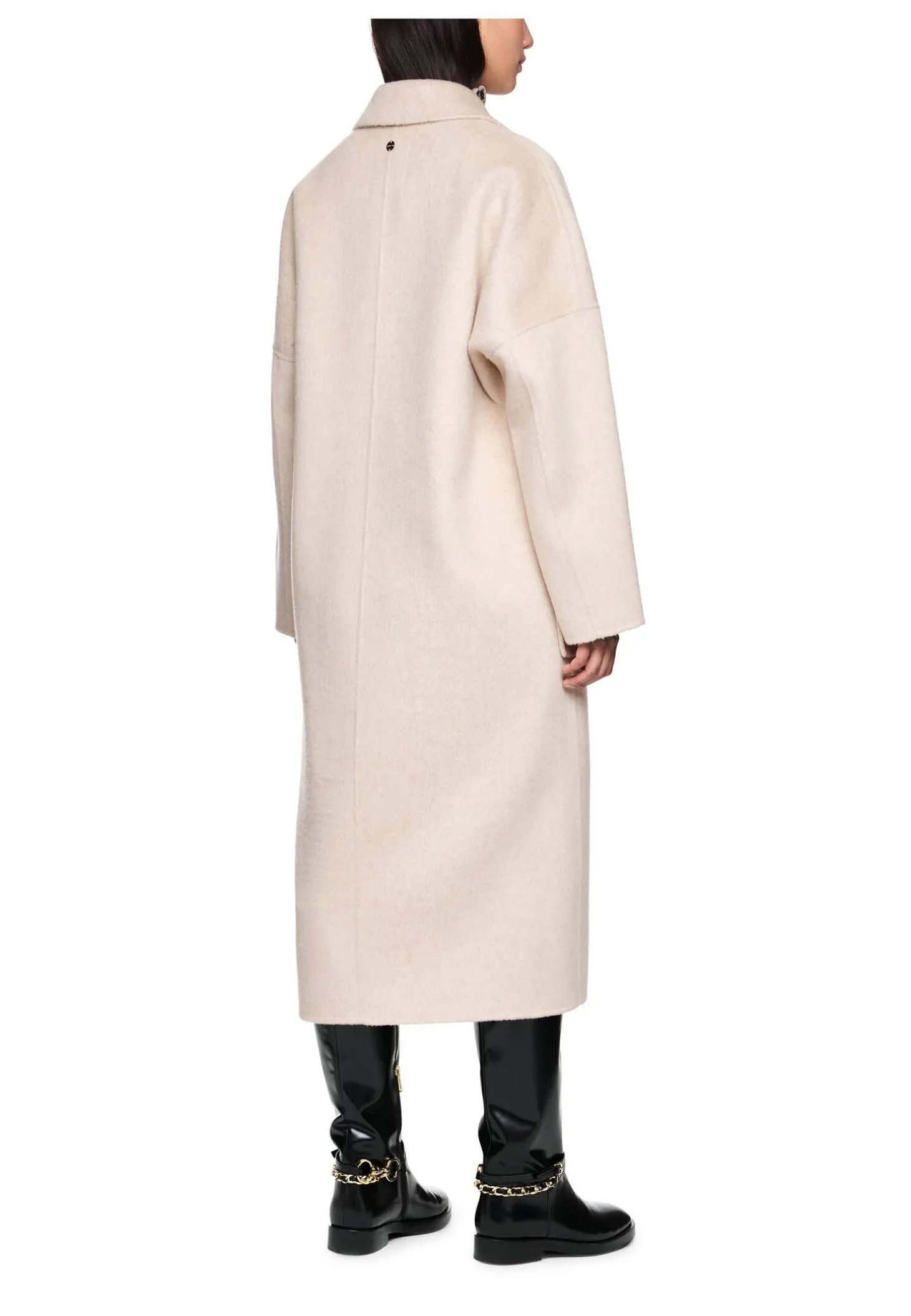 Damen Mantel aus Wolle und Seide