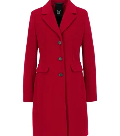 Damen Mantel mit Wolle und Kaschmir