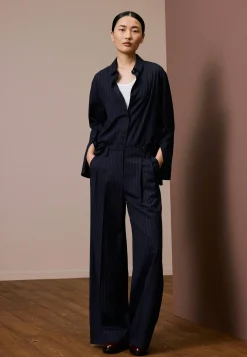 Damen Marlenehose aus Schurwolle