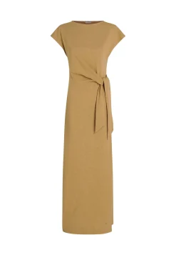 Damen Maxikleid mit Knotendetail