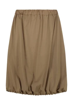 Damen Midi-Ballonrock aus Fallschirmstoff