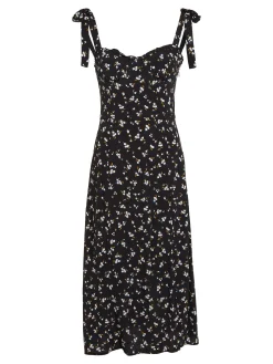Damen Midi-Kleid FLORAL aus Viskose