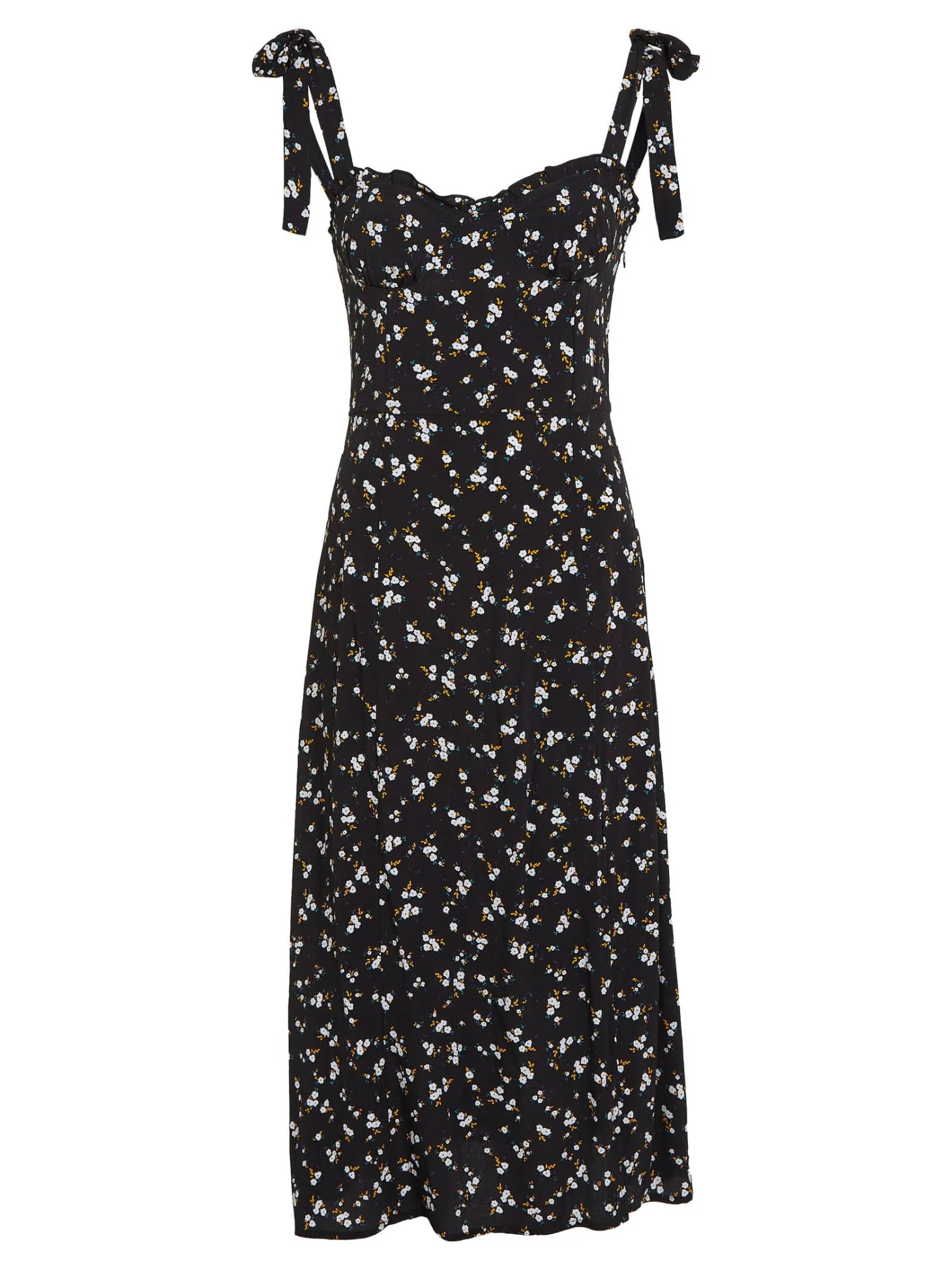Damen Midi-Kleid FLORAL aus Viskose