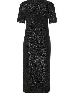 Damen Midikleid mit Pailetten