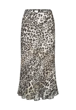 Damen Midirock aus Viskose