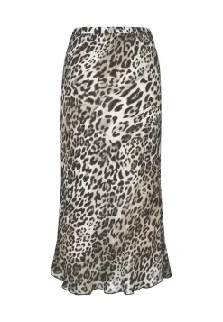 Damen Midirock aus Viskose