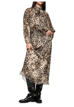 Damen Midirock mit Volant