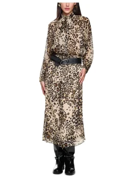 Damen Midirock mit Volant