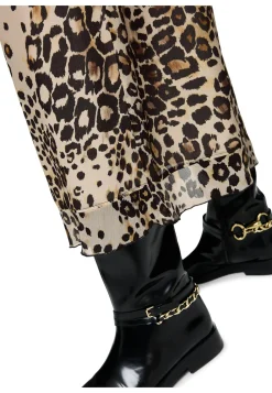 Damen Midirock mit Volant