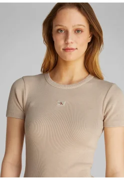 Damen Minikleid mit Rippstruktur Bodycon-Fit