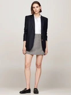 Damen Minirock aus Wollmix