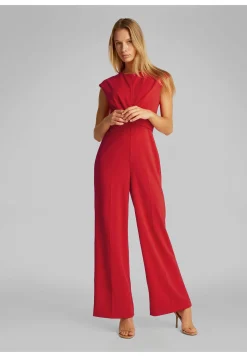 Damen Overall SCUBA CREPE TWIST FRONT JUMPSUIT