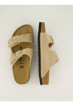 Damen Pantoletten Veloursleder ARIZONA