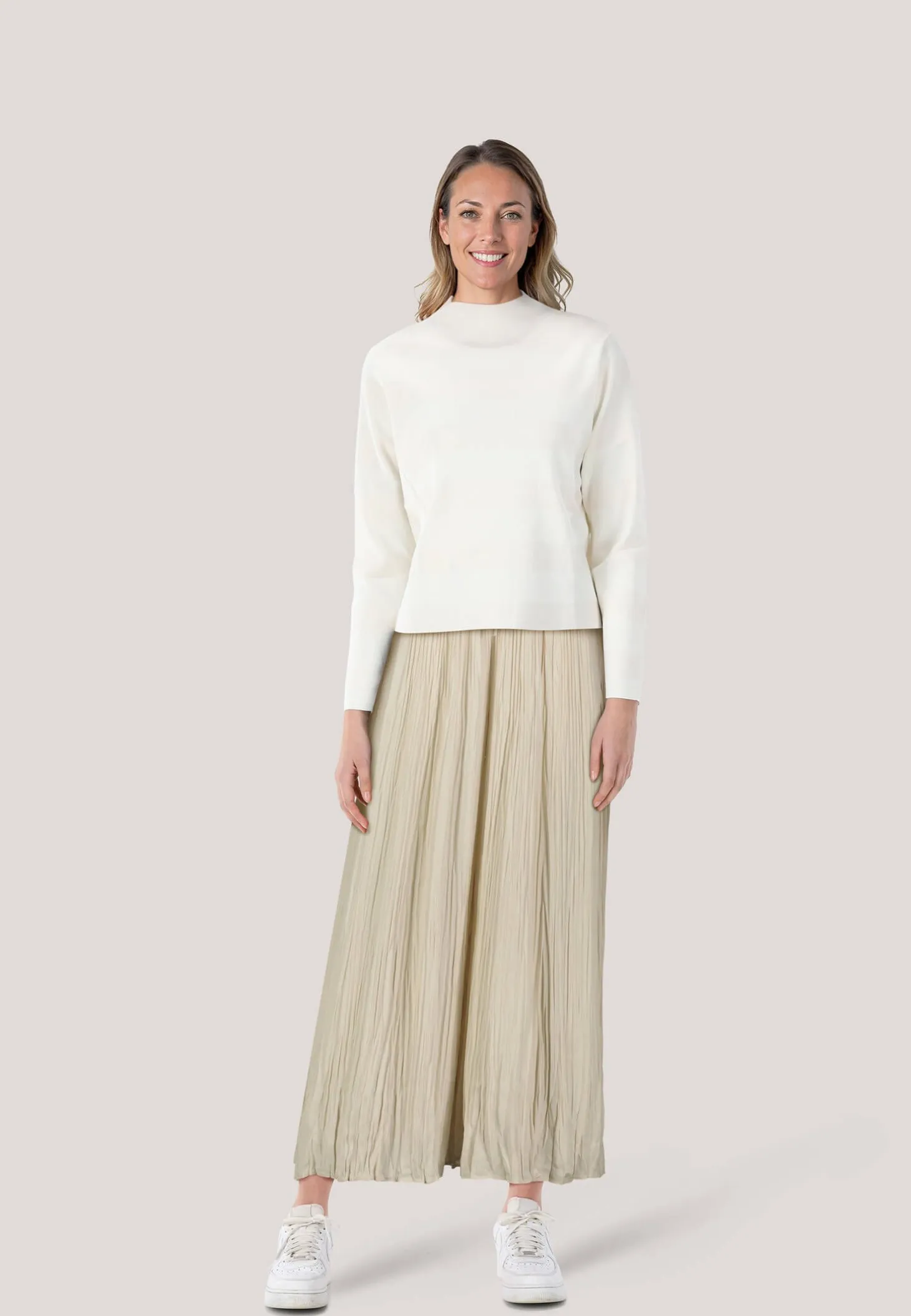 Damen Plissee-Hose WOLIN