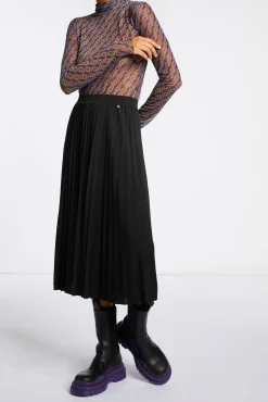 Damen Plisseerock