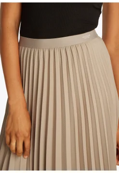 Damen Plisseerock FLUID PLEATED PULL ON MIDI SKIRT