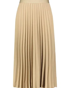 Damen Plisseerock FLUID TWILL PLEATED MIDI SKIRT