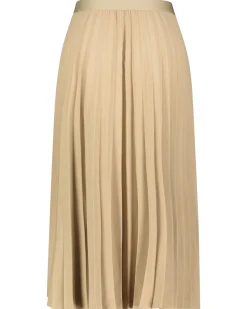 Damen Plisseerock FLUID TWILL PLEATED MIDI SKIRT