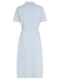 Damen Polokleid mit Bindegürtel