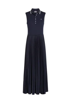 Damen Polokleid mit Falten