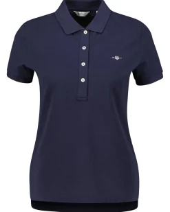 Damen Poloshirt SLIM SHIELD CAP SLEEVE PIQUE POLO
