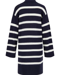 Damen Polo-Strickkleid