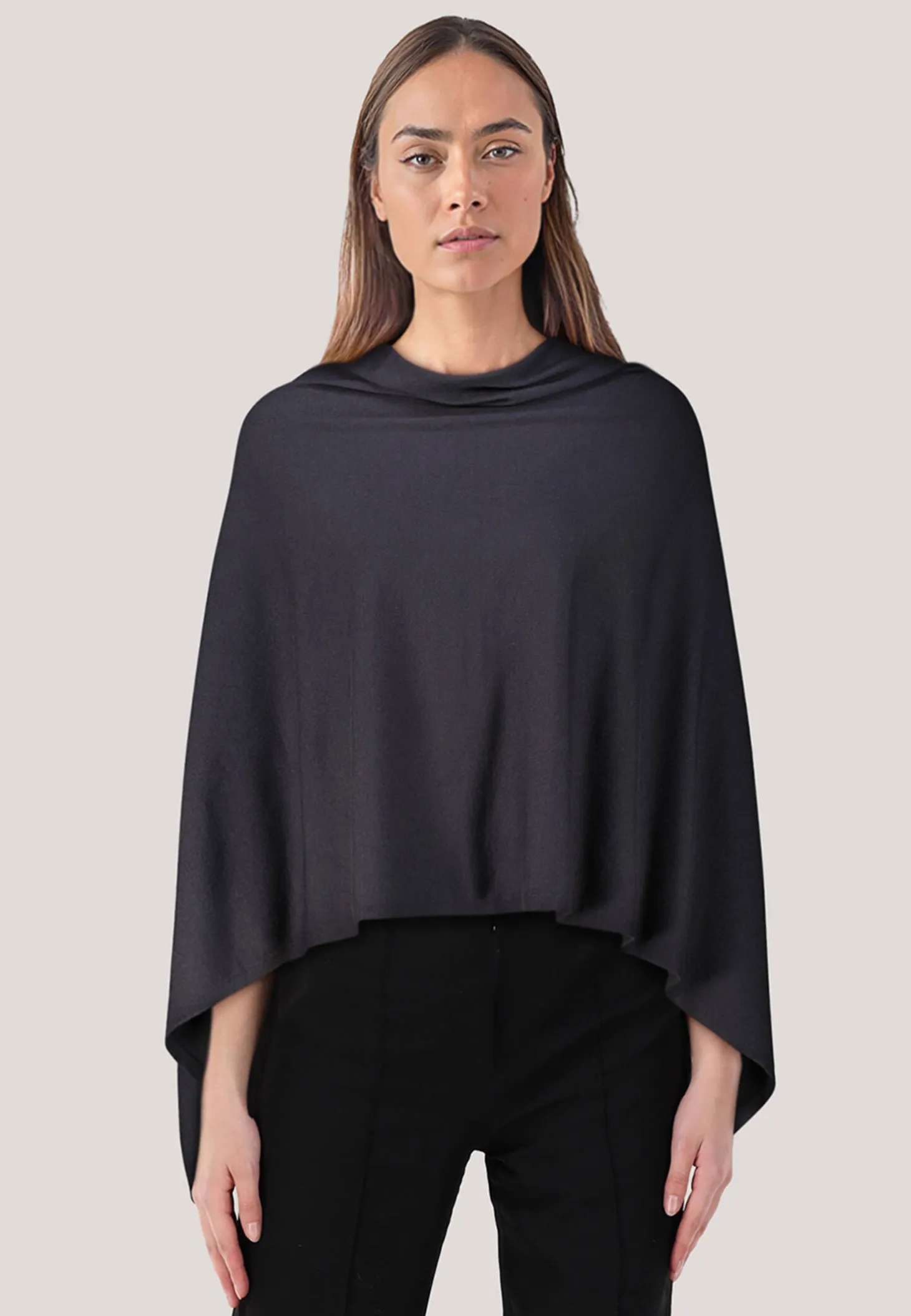 Damen Poncho aus Jersey