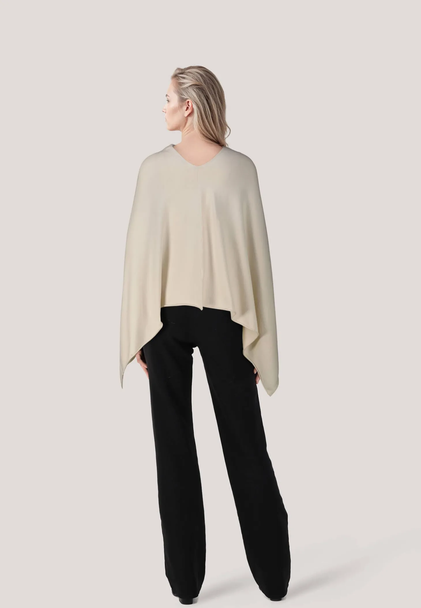 Damen Poncho aus Jersey