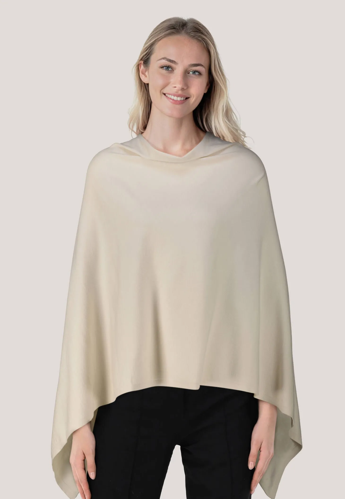 Damen Poncho aus Jersey