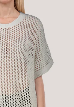 Damen Pullover aus Bändchengarn