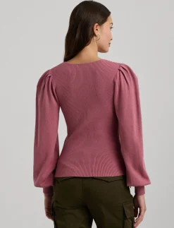 Damen Pullover mit Blousonärmeln