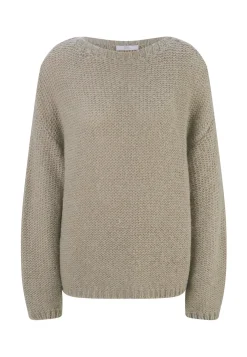 Damen Pullover mit Logo Strick