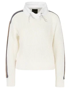 Damen Pullover mit Schalkragen