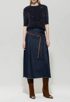 Damen Pullover mit Schmucksteinen