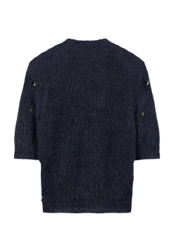 Damen Pullover mit Schmucksteinen