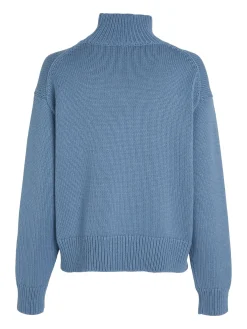 Damen Pullover mit Stehkragen