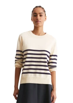 Damen Pullover mit Streifenmuster