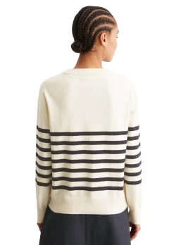 Damen Pullover mit Streifenmuster