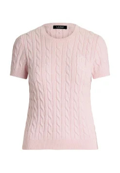 Damen Pullover mit Zopfmuster