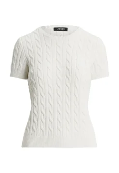 Damen Pullover mit Zopfmuster